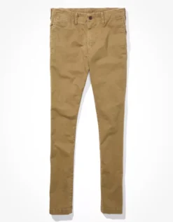 AE Flex Skinny Lived-In Khaki Pant 5 AE Flex Skinny Lived-In Khaki Pant -American Eagle Fashion 0126 4804 238 f