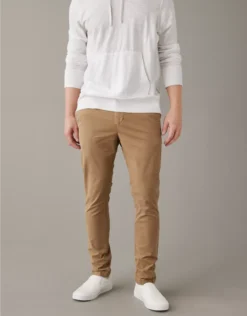 AE Flex Skinny Lived-In Khaki Pant