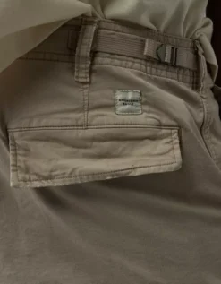 AE 10" Flex Lived-In Cargo Short Taupe -American Eagle Fashion 0131 7819 256 d2