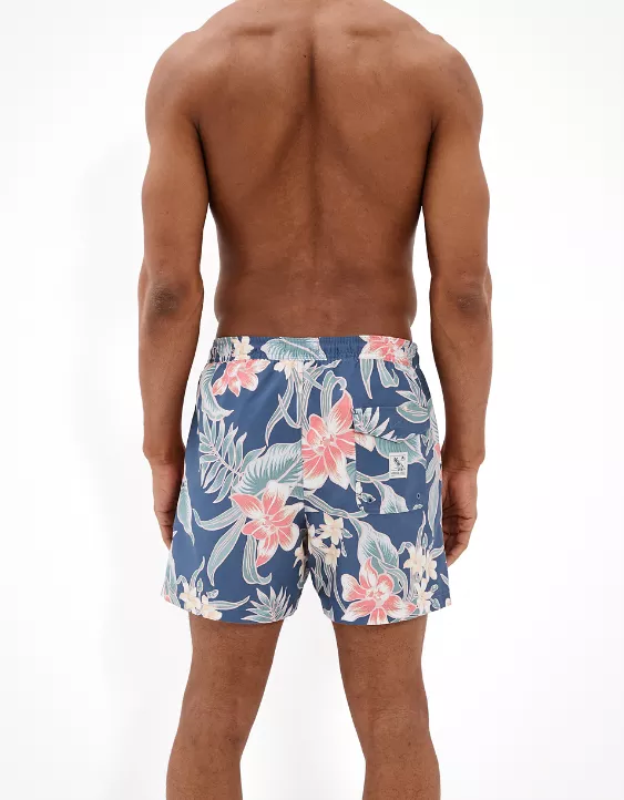AE 5.5" Floral Swim Trunk 2 AE 5.5" Floral Swim Trunk - Image 2