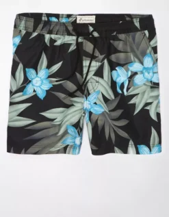 AE 5.5" Tropical Swim Trunk 5 AE 5.5" Tropical Swim Trunk -American Eagle Fashion 0133 7442 001 f