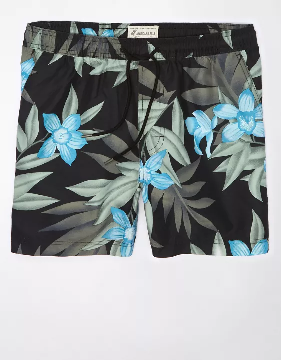 AE 5.5" Tropical Swim Trunk 3 AE 5.5" Tropical Swim Trunk - Image 3