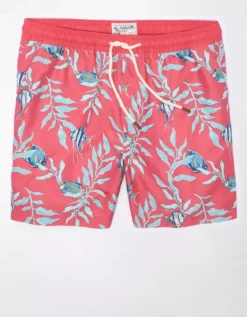 AE 5" Tropical Swim Trunk 5 AE 5" Tropical Swim Trunk -American Eagle Fashion 0133 7449 193 f