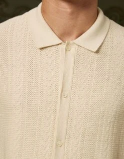 AE X Tru Kolors Sweater Polo Cream -American Eagle Fashion 0141 2165 106 d2
