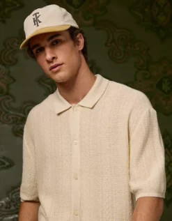 AE X Tru Kolors Sweater Polo Cream -American Eagle Fashion 0141 2165 106 l2