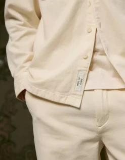 AE X Tru Kolors Chenille Twill Shirt Cream -American Eagle Fashion 0151 3000 106 d2