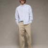 AE Everyday Relaxed Oxford Button-Up Shirt Light Blue