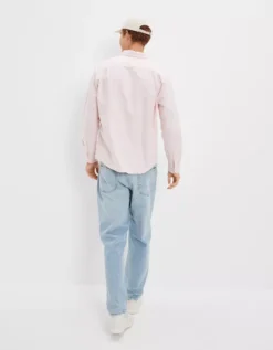 AE Everyday Oxford Button-Up Shirt 5 AE Everyday Oxford Button-Up Shirt -American Eagle Fashion 0153 5929 615 ob