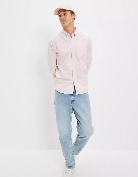 AE Everyday Oxford Button-Up Shirt 2 AE Everyday Oxford Button-Up Shirt - Image 2