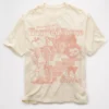 AE Halloween Graphic T-Shirt Cream
