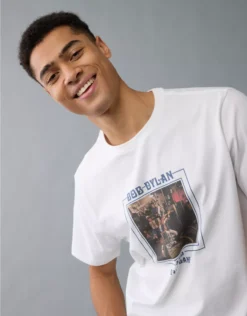 AE Bob Dylan Graphic T-Shirt White