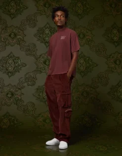 AE X Tru Kolors Manifest Your Mindset Graphic T-Shirt Burgundy -American Eagle Fashion 0161 4845 613 os