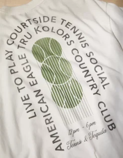 AE X Tru Kolors Tennis Graphic T-Shirt 6 Month White Destroy -American Eagle Fashion 0161 4846 103 d1