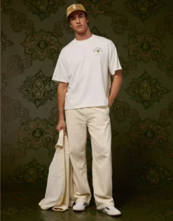 AE X Tru Kolors Tennis Graphic T-Shirt 6 Month White Destroy