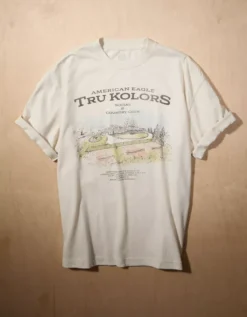 AE X Tru Kolors Country Club Graphic T-Shirt Greige -American Eagle Fashion 0161 4846 108 f