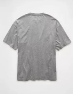 NFL Boxy Green Bay Packers Graphic T-Shirt Heather Gray -American Eagle Fashion 0164 4181 006 b