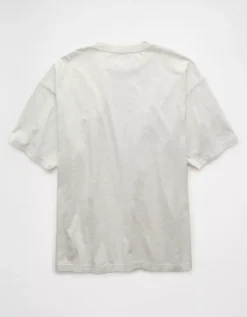 NFL Boxy San Francisco 49ers Graphic T-Shirt Heather Frost -American Eagle Fashion 0164 4181 062 b