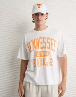 AE Boxy Tennessee Volunteers Graphic T-Shirt Air White -American Eagle Fashion 0164 4726 101 os