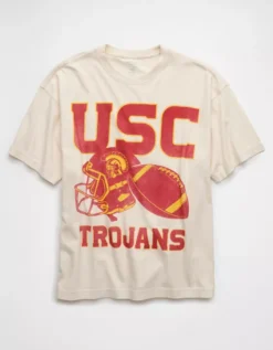 AE USC Trojans Graphic T-Shirt Cream -American Eagle Fashion 0164 4726 106 f