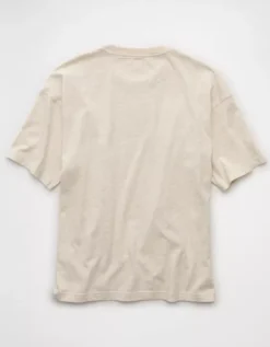 AE Boxy Penn State Nittany Lions Graphic T-Shirt Heather Fawn -American Eagle Fashion 0164 4727 122 b