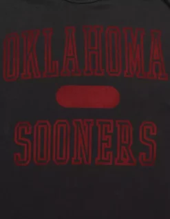 AE Boxy Oklahoma Sooners Graphic T-Shirt Onyx Black -American Eagle Fashion 0164 4728 016 d1