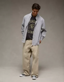 AE Boxy Colorado Buffaloes Graphic T-Shirt 6 Month Black -American Eagle Fashion 0164 4728 017 os