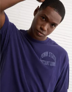 AE Boxy Penn State Nittany Lions Graphic T-Shirt Fleet Navy