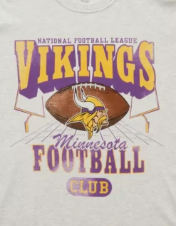 NFL Boxy Minnesota Vikings Graphic T-Shirt Storm Heather -American Eagle Fashion 0164 4729 011 d1