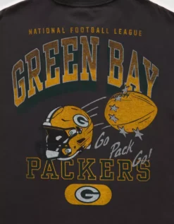 NFL Wisconsin Green Bay Packers Boxy Graphic T-Shirt Dark Shadow -American Eagle Fashion 0164 4730 004 d1