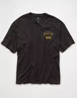 NFL Wisconsin Green Bay Packers Boxy Graphic T-Shirt Dark Shadow -American Eagle Fashion 0164 4730 004 f