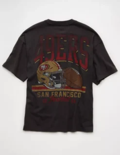 NFL Boxy San Francisco 49ers Graphic T-Shirt 15 Year Black Destroy 10 NFL Boxy San Francisco 49ers Graphic T-Shirt 15 Year Black Destroy -American Eagle Fashion 0164 4730 019 b
