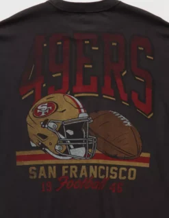 NFL Boxy San Francisco 49ers Graphic T-Shirt 15 Year Black Destroy 12 NFL Boxy San Francisco 49ers Graphic T-Shirt 15 Year Black Destroy -American Eagle Fashion 0164 4730 019 d1