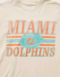 NFLBoxy Miami Dolphins Graphic T-Shirt Bone Khaki -American Eagle Fashion 0164 4731 210 d1