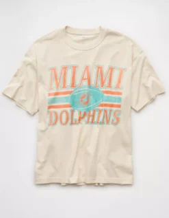 NFLBoxy Miami Dolphins Graphic T-Shirt Bone Khaki -American Eagle Fashion 0164 4731 210 f