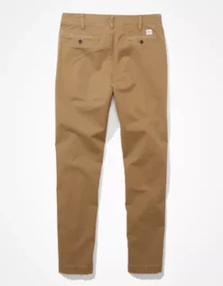 AE Flex Athletic Fit Lived-In Khaki Pant Toasted Almond -American Eagle Fashion 0177 4749 238 b