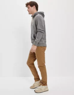 AE Flex Athletic Fit Lived-In Khaki Pant Toasted Almond -American Eagle Fashion 0177 4749 238 os