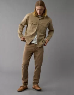 AE EasyFlex Athletic Fit Jean Khaki