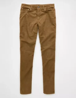 AE Flex Corduroy Athletic Fit Pant Medium Brown 8 AE Flex Corduroy Athletic Fit Pant Medium Brown -American Eagle Fashion 0178 5025 202 f