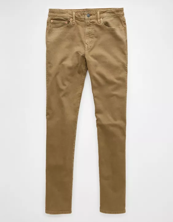 AE EasyFlex Slim Straight Jean Toasted Almond 3 AE EasyFlex Slim Straight Jean Toasted Almond - Image 3