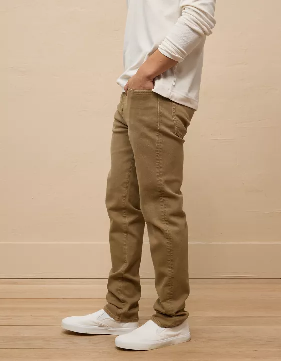 AE EasyFlex Slim Straight Jean Toasted Almond 5 AE EasyFlex Slim Straight Jean Toasted Almond - Image 5