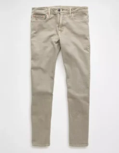 AE EasyFlex +TENCEL™ Fibers Slim Straight Jean Dune Khaki -American Eagle Fashion 0178 5106 204 f