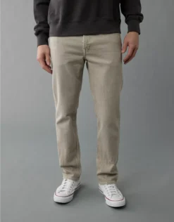AE EasyFlex +TENCEL™ Fibers Slim Straight Jean Dune Khaki