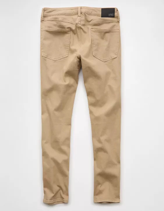AE 24/7 AirFlex+ Temp Tech Athletic Skinny Jean Campus Khaki 4 AE 24/7 AirFlex+ Temp Tech Athletic Skinny Jean Campus Khaki - Image 4