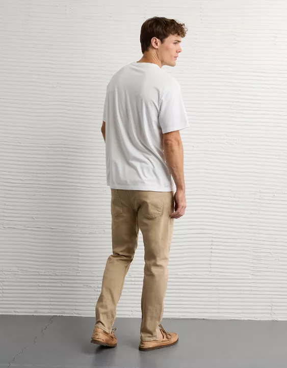 AE 24/7 AirFlex+ Temp Tech Athletic Skinny Jean Campus Khaki 2 AE 24/7 AirFlex+ Temp Tech Athletic Skinny Jean Campus Khaki - Image 2