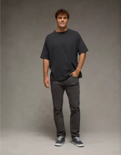 AE 24/7 AirFlex+ Temp Tech Athletic Straight Jean Dusted Slate