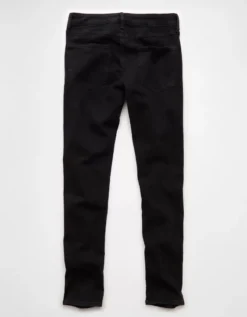 AE 24/7 AirFlex+ Temp Tech Athletic Skinny Jean Bold Black -American Eagle Fashion 0178 5264 064 b