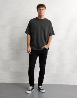 AE 24/7 AirFlex+ Temp Tech Athletic Skinny Jean Bold Black