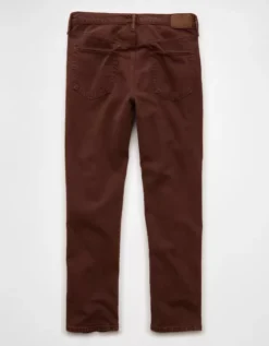 AE EasyFlex +TENCEL™ Fibers Slim Straight Jean Chocolate -American Eagle Fashion 0178 5296 285 b