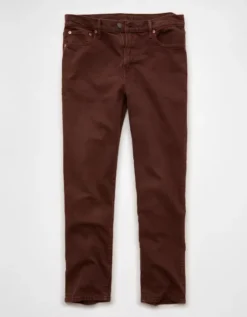 AE EasyFlex +TENCEL™ Fibers Slim Straight Jean Chocolate -American Eagle Fashion 0178 5296 285 f