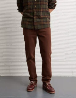 AE EasyFlex +TENCEL™ Fibers Slim Straight Jean Chocolate